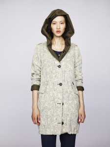 Woolrich prescott reversible kimono parka