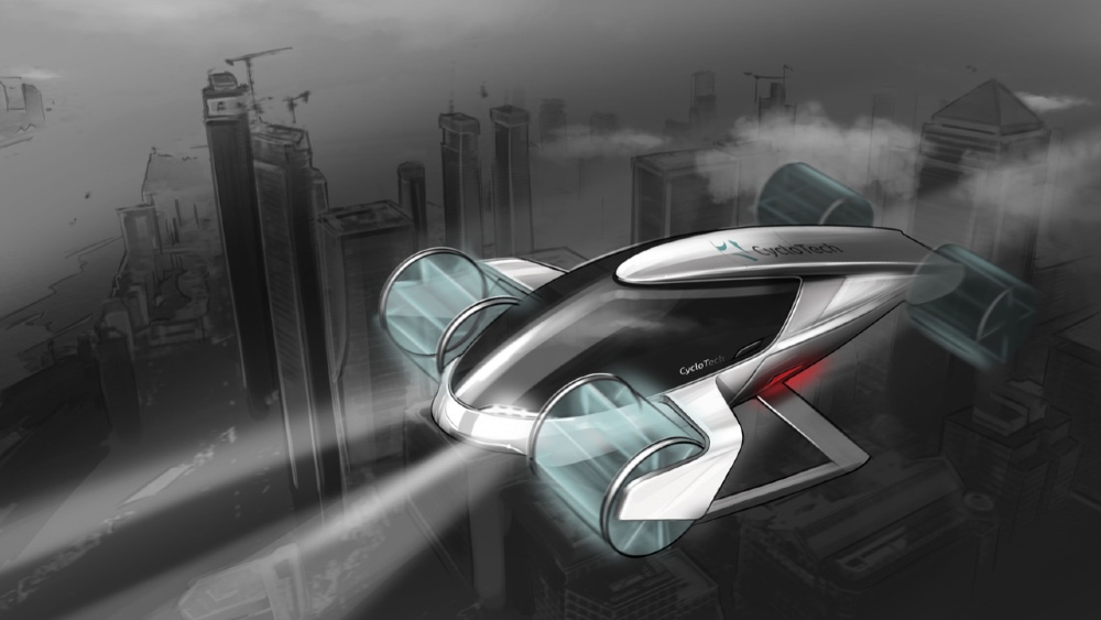 air taxi cyclogyro cyclotech